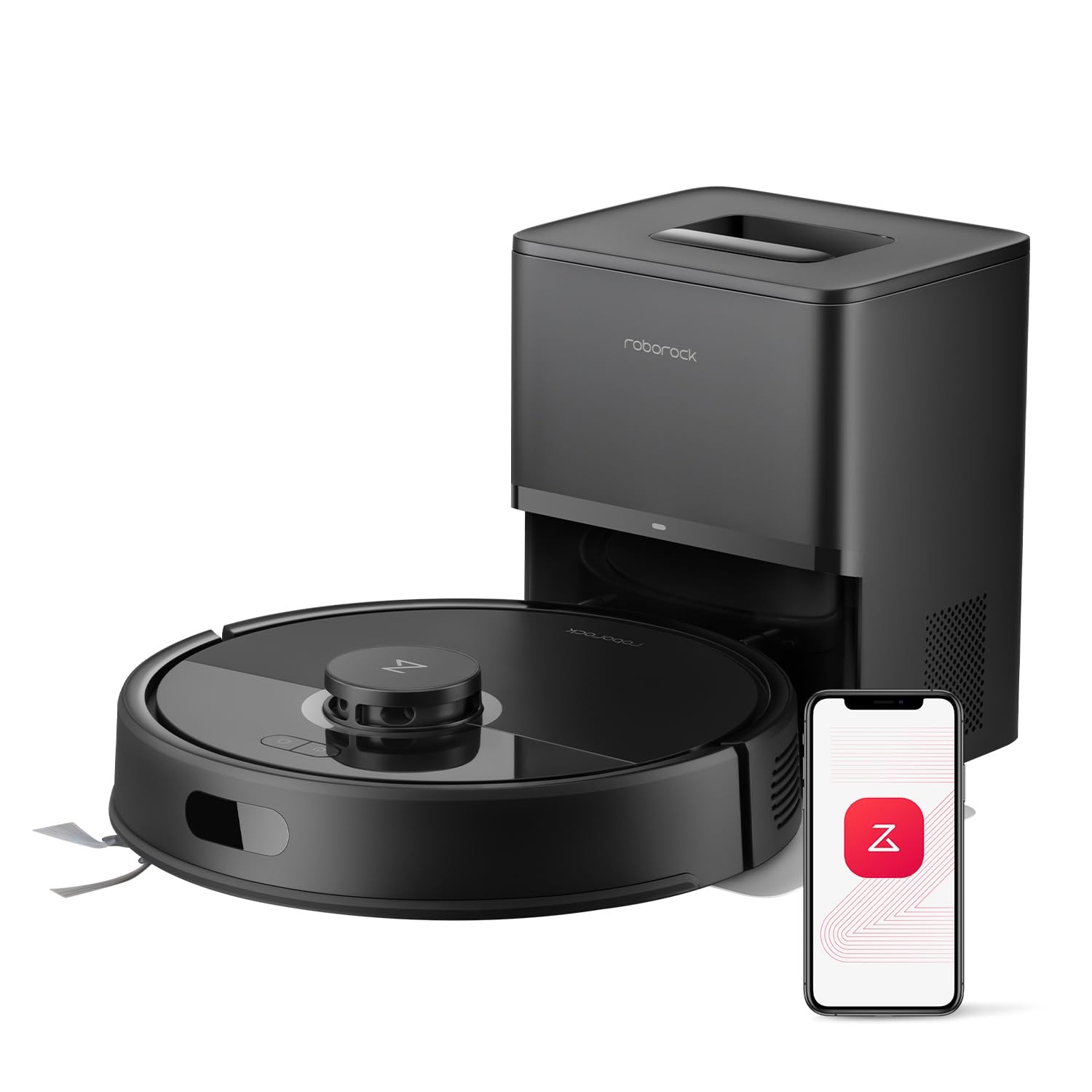 Roborock Q7+ Saug- und Wischroboter Schwarz, Saug- und Wischroboter mit automatischer Absaugstation, LiDAR-Navigation, App-Steuerung und 2700 Pa Saugkraft. | Zustand: Gut – Bild 4