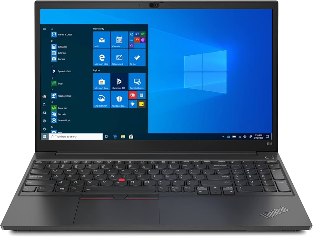 Lenovo ThinkPad E15 Gen 1, 8GB RAM, 256GB SSD, Windows 10, ohne Ladegerät | Zustand: In Ordnung