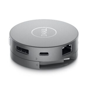 Dell USB-C Mobile Adapter DA310, 7-in-1 Multiport-Adapter mit USB-C, HDMI, DisplayPort, VGA, RJ45 und USB-A Anschlüssen. | Zustand: Sehr Gut