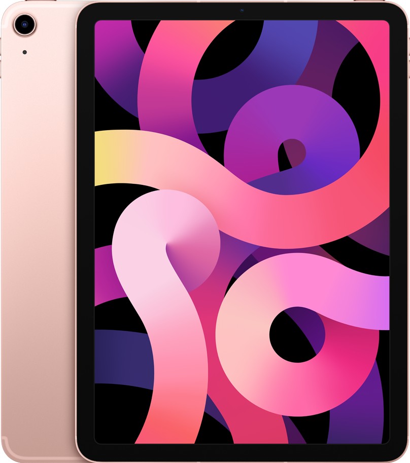 Apple iPad Air 4 (2020) 64GB LTE Pink, 10,9 Zoll Display, Wi-Fi + Cellular, Akku entlädt schnell | Zustand: Gut