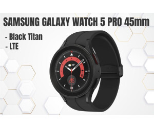 Samsung Galaxy Watch 5 Pro 45mm, Smartwatch mit Titangehäuse, Saphirglas, 590 mAh Akku, GPS, Wear OS, Farbe: Black | Gray  Titanium  | Zustand: Sehr Gut