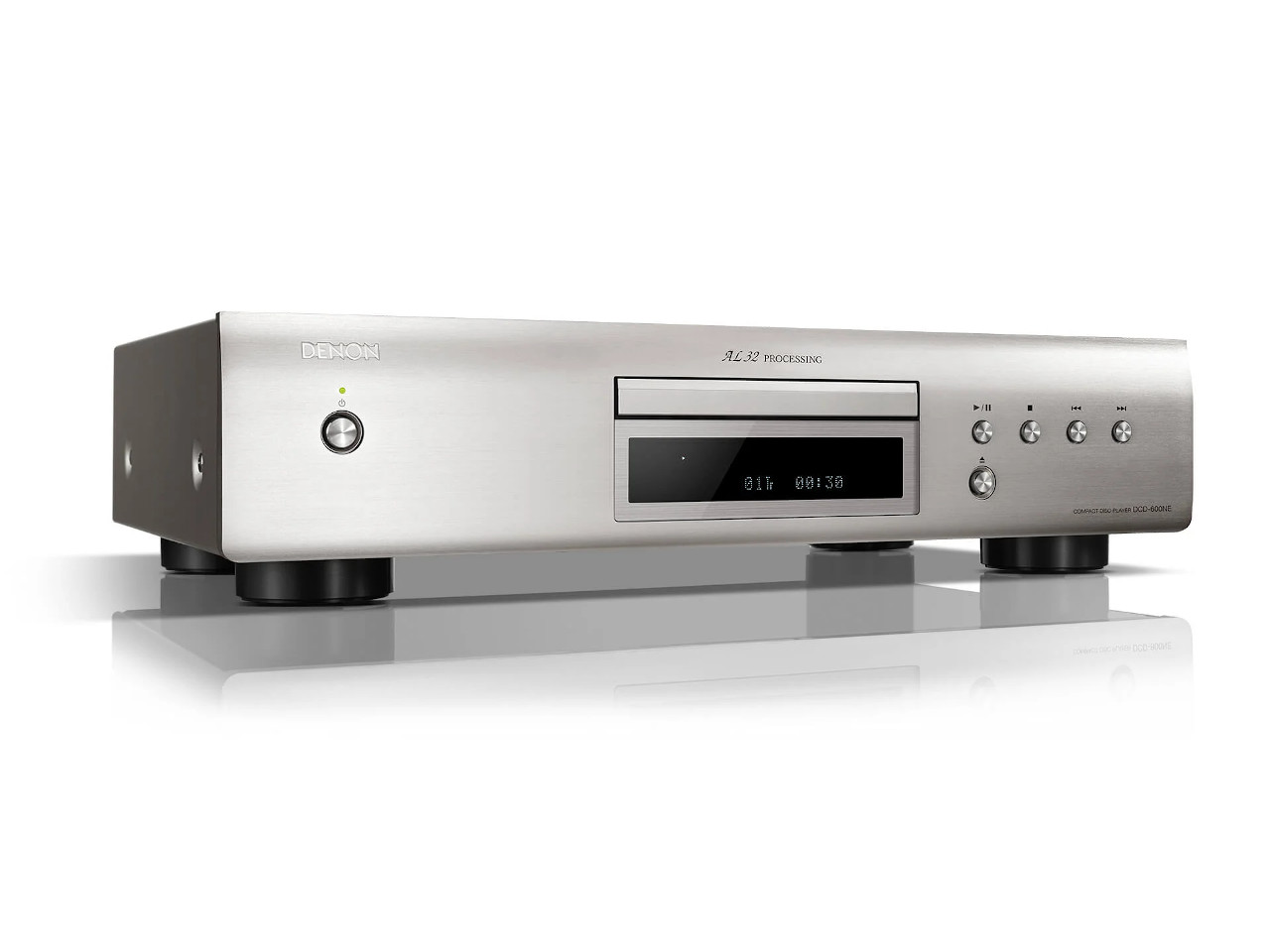 Denon DCD-600NE Silber, CD-Player mit AL32 Processing, unterstützt CD | CD-R | RW, MP3 | WMA. | Zustand: Sehr Gut