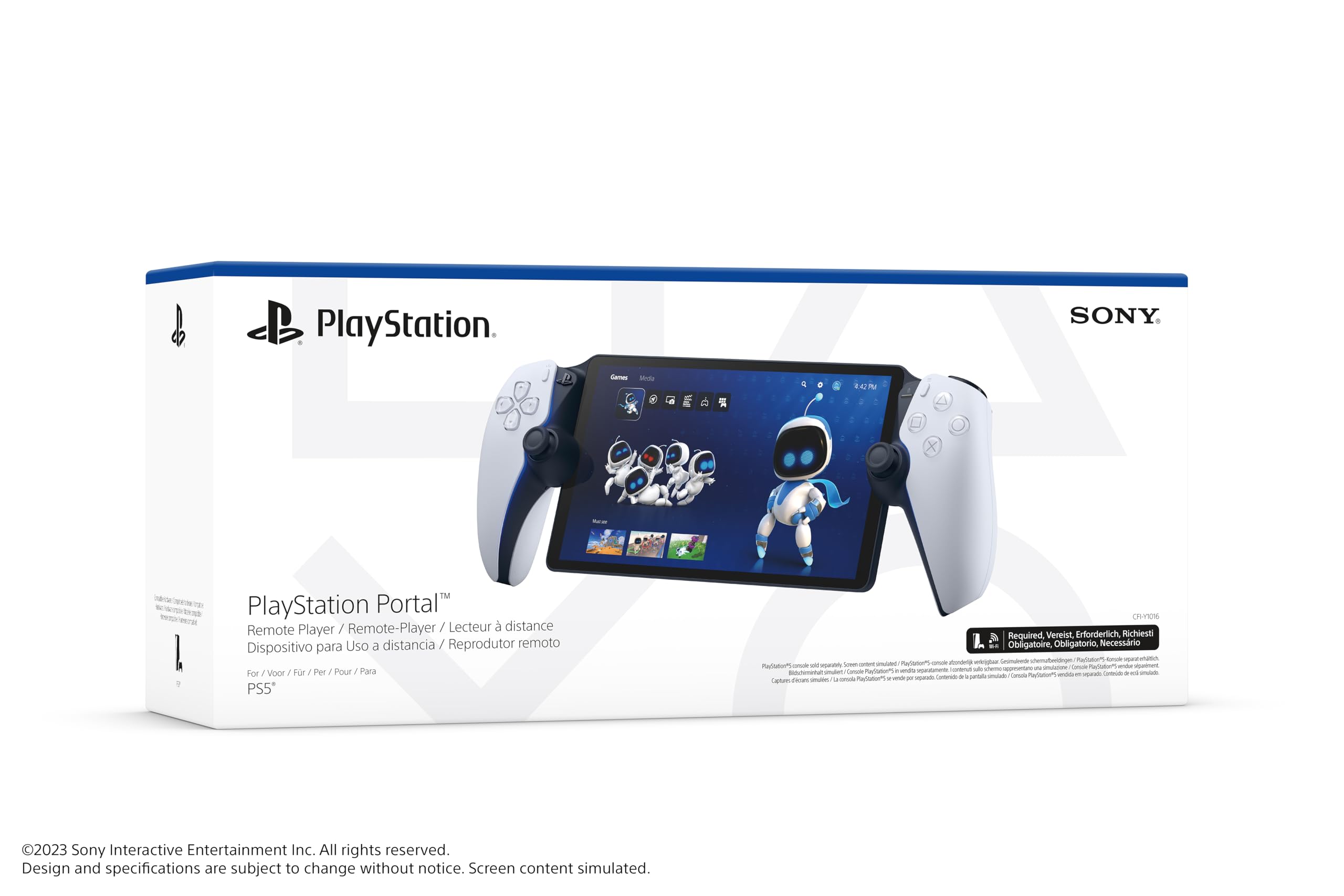 Sony PlayStation Portal Remote Player, Handheld für PS5-Remote Play, 8-Zoll-LCD-Display, 1080p bei 60 FPS, inkl. Originalverpackung | Zustand: Wie Neu – Bild 2