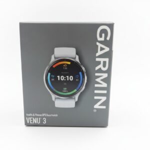 Garmin Venu 3 Silber/Steinweiß 45mm, GPS-Smartwatch mit AMOLED-Display, inkl. Ladekabel und Dokumentation, neuwertig in OVP | Zustand: Sehr Gut