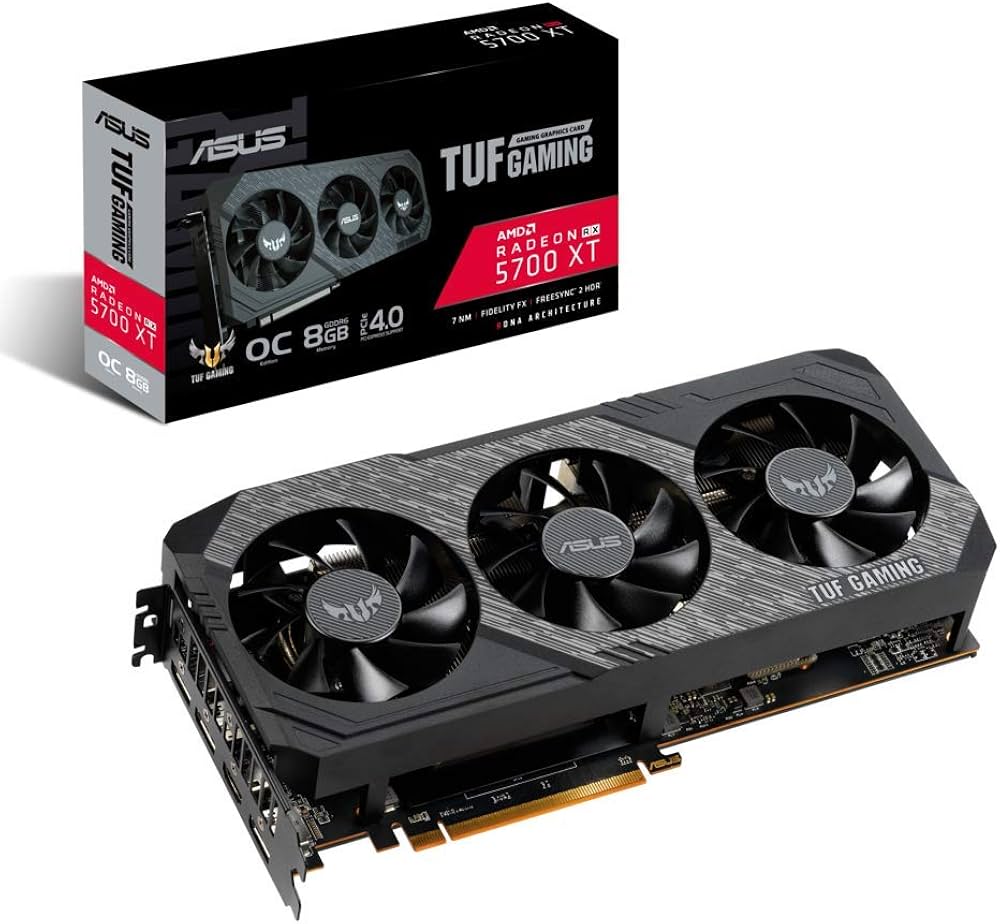 ASUS TUF Gaming X3 Radeon RX 5700 XT OC, 8GB GDDR6, PCIe 4.0, OC Edition, Verpackung beschädigt | beklebt | Zustand: Neu