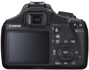 Canon EOS 1100D Body, 2011, Schwarz, Digitale Spiegelreflexkamera (DSLR) mit 12,2 Megapixel APS-C Sensor, 2,7 Zoll LCD, HD-Video. | Zustand: Gut – Bild 2
