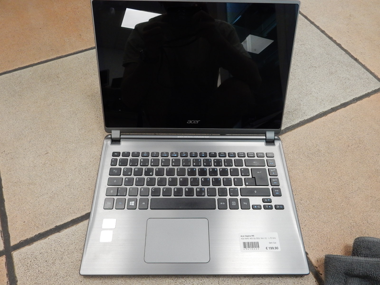Acer Aspire M5, Silber, 4GB RAM, 480GB SSD, Windows 10, 1.70 GHz Prozessor | Zustand: Sehr Gut