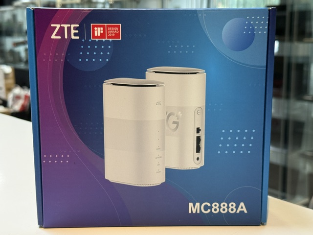 ZTE MC888A 5G WLAN Router Weiß, Leistungsstarker 5G Indoor CPE Router mit WiFi 6, Qualcomm Snapdragon X62 Chipsatz, 2x Gigabit-LAN | Zustand: Neu – Bild 2