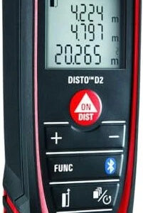 Leica Disto D2 Laser-Entfernungsmesser, Kompakter Laser-Distanzmesser mit Bluetooth-Schnittstelle, ideal für Innenraummessungen. | Zustand: Gut