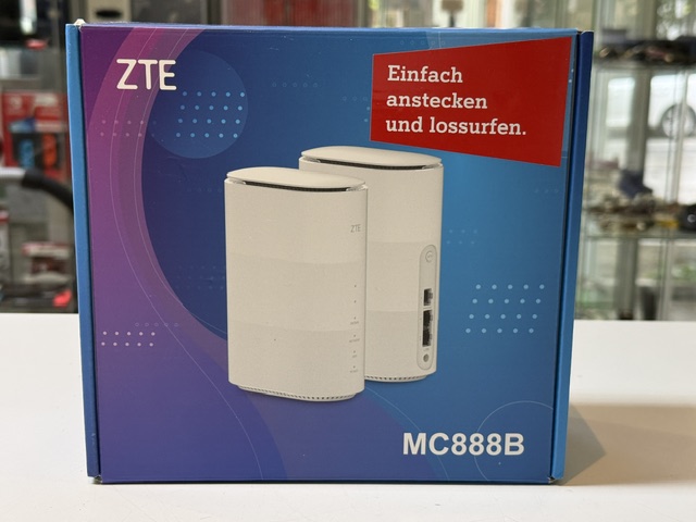 ZTE MC888B 5G WLAN-Router Weiß, 5G-fähiger Router mit WiFi 6, Qualcomm Snapdragon X62 Chipsatz, 2x Gigabit-LAN und RJ11-Anschluss. | Zustand: Neu – Bild 2