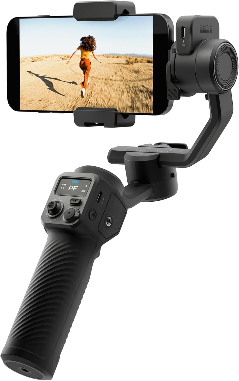 GoPro 3-Achsen-Gimbal-Stabilisator, Vielseitiger Gimbal für GoPro Action-Cams und Smartphones, inkl. Stativ, Tasche und Zubehör. | Zustand: Neu – Bild 2