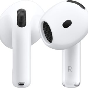 Apple AirPods 4 Weiß, Kabellose Bluetooth-Kopfhörer mit H2 Chip, personalisiertem 3D Audio und USB-C Ladecase. | Zustand: Neu