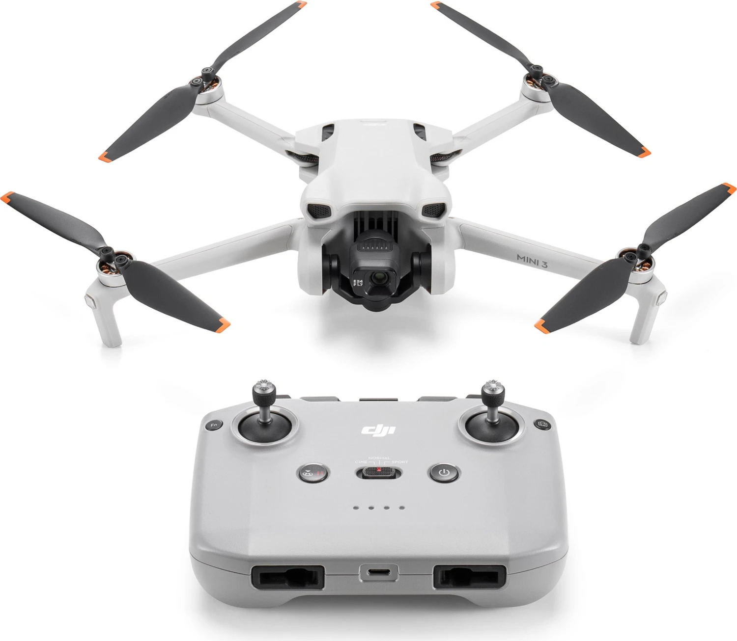 DJI Mini 3 mit RC-N1 Controller, Kameradrohne inkl. Originalverpackung, RC-N1 Fernsteuerung, 2 Akkus, Ladegerät und Zubehör. | Zustand: Sehr Gut