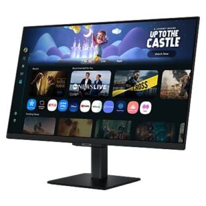 Samsung Smart Monitor M5 M50F 27 Zoll Schwarz, Full-HD, 60 Hz, 5 ms, 250 cd | m², inkl. Fernbedienung und Netzteil, Smart-TV-Funktionen | Zustand: Sehr Gut
