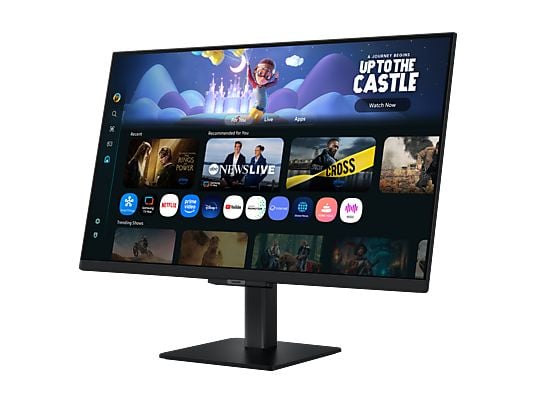Samsung Smart Monitor M5 M50F 27 Zoll Schwarz, Full-HD, 60 Hz, 5 ms, 250 cd | m², inkl. Fernbedienung und Netzteil, Smart-TV-Funktionen | Zustand: Sehr Gut
