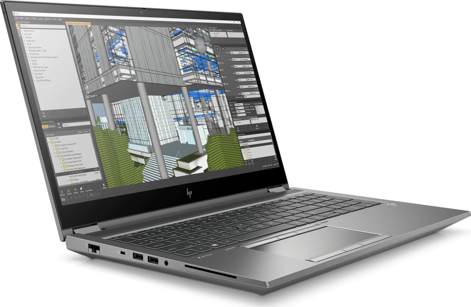 HP ZBook Fury 15 G8, i7-11850H, Grau, 32GB RAM, 1TB SSD, NVIDIA RTX A3000 6GB, Windows 11 Pro, inkl. Ladegerät, 57 Ladezyklen | Zustand: Sehr Gut – Bild 2