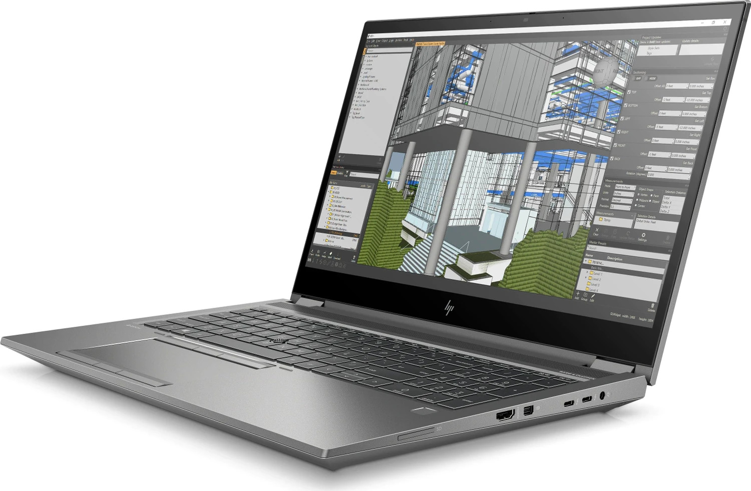 HP ZBook Fury 15 G8, i7-11850H, Grau, 32GB RAM, 1TB SSD, NVIDIA RTX A3000 6GB, Windows 11 Pro, inkl. Ladegerät, 57 Ladezyklen | Zustand: Sehr Gut – Bild 3