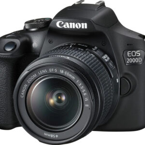 Canon Eos 2000d Mit Objektiv Ef-s 18-55mm 3.5-5.6 Is Ii, mit  verpackung akku und ladegerät | Zustand: Wie Neu