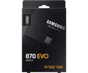 Samsung 870 EVO 250GB SSD 2.5" SATA, Interne SSD mit 250GB Kapazität, SATA 6Gb | s, OVP. | Zustand: Neu