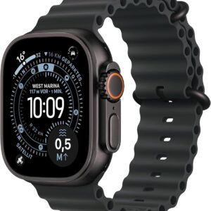 Apple Watch Ultra 3 Titan Schwarz 49mm, GPS+Cellular, inkl. OVP, Akkukapazität 100%, Herstellergarantie bis 09.03.2027 | Zustand: Wie Neu