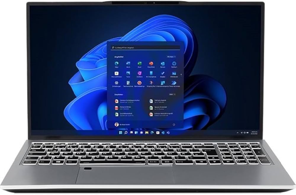 Wortmann Terra Mobile 1551P Silber, 15,6 Zoll, i5-1240p, 8 Gb Ram, 512 GB SSD, Fingerprint-Sensor, Aluminium | Zustand: Sehr Gut