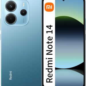 Xiaomi Redmi Note 14 128GB, 6,67 Zoll AMOLED, 108MP Kamera, 5500mAh Akku, 33W Fast Charge, Dual-SIM, Android 14, HyperOS | SimLock: Frei | Zustand: Sehr Gut | Farbe: Ocean Blue