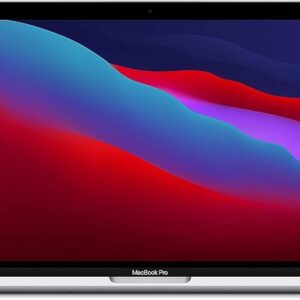 Apple MacBook Pro 13" M1 2020 Silber, 8GB RAM, Apple M1 Chip, macOS Sequoia, inkl. Originalverpackung display hat eine sprung  | Zustand: Gut