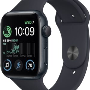 Apple Watch SE 3 44mm GPS Mitternacht, Inklusive Ladegerät, Apple Garantie gültig bis 06.01.2027 | Zustand: Sehr Gut