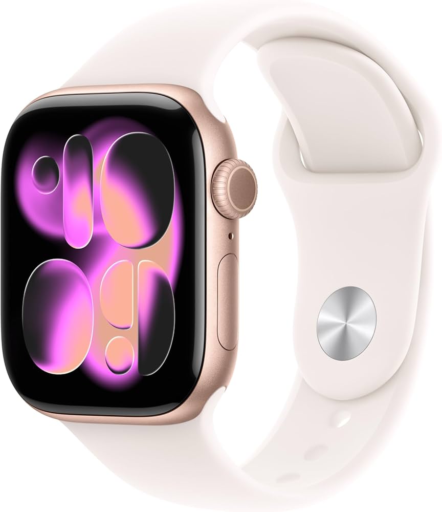 Apple Watch Series 11 42mm Cellular, Aluminiumgehäuse, Farbe Roségold, inklusive Originalverpackung und Ladekabel | Zustand: Gut