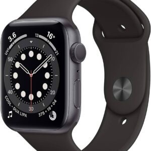 Apple Watch Series 6 GPS 44mm, Aluminiumgehäuse, Batteriezustand 84%, kleiner Kratzer am Glas | Zustand: Gut