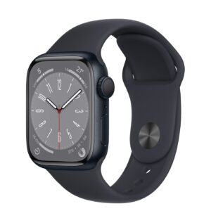 Apple Watch Series 8 41mm Mitternacht, Ersatzteilspender, iCloud-Sperre aktiv, zerkratzt, ohne Armband und ohne Ladegerät, ohne Garantie | Zustand: Schlecht