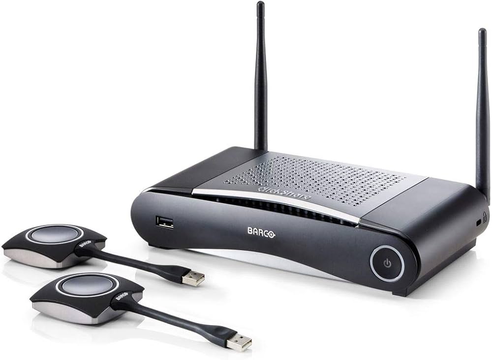 Barco ClickShare CSE-200+, Wireless Präsentationssystem inkl. 2 ClickShare Buttons und Netzteil. | Zustand: Sehr Gut