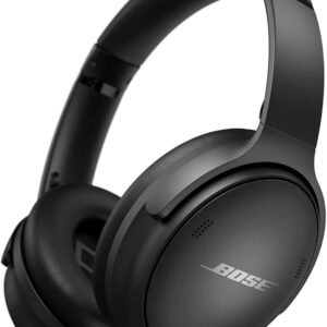Bose QuietComfort 45 Schwarz, Over-Ear Bluetooth-Kopfhörer mit Noise Cancelling, inkl. Transportetui und Ladekabel | Zustand: Sehr Gut