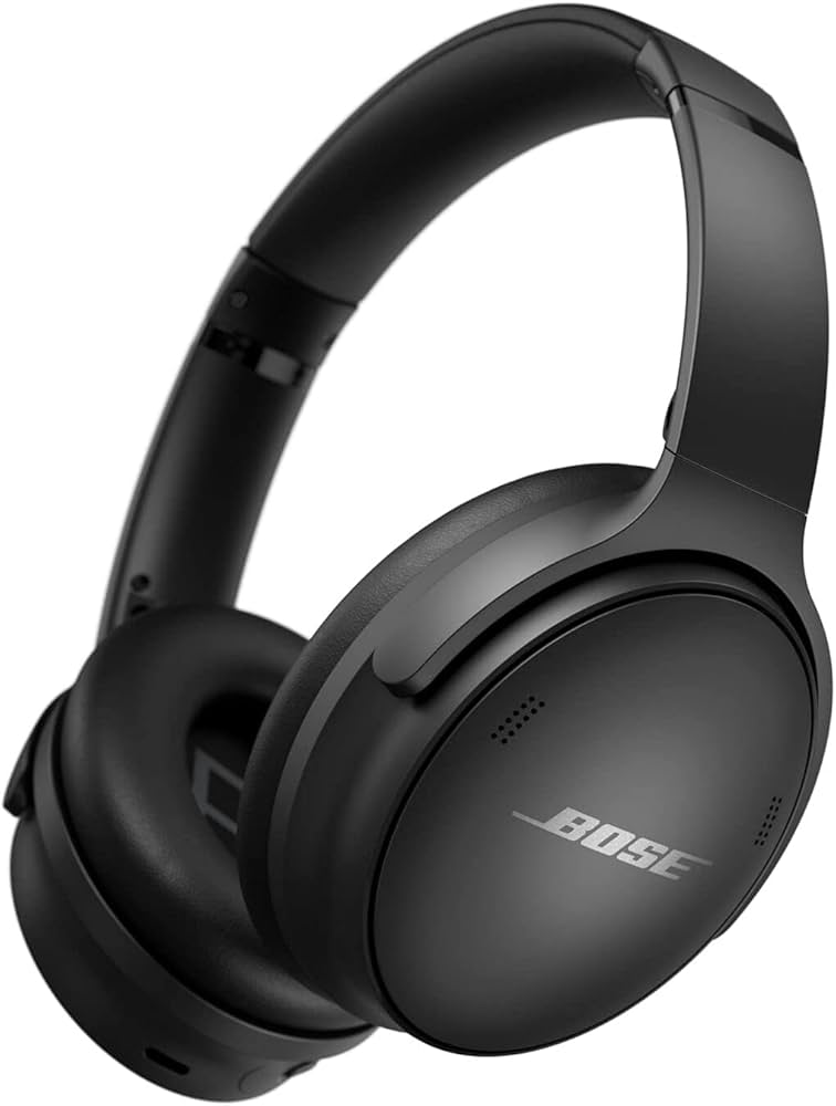 Bose QuietComfort 45 Schwarz, Over-Ear Bluetooth-Kopfhörer mit Noise Cancelling, inkl. Transportetui und Ladekabel | Zustand: Sehr Gut