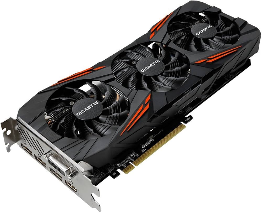 Gigabyte GeForce GTX 1070 G1 Gaming 8G, Leistungsstarke Grafikkarte mit 8GB GDDR5 Speicher, Windforce 3X Kühlsystem und RGB Fusion. | Zustand: Neu