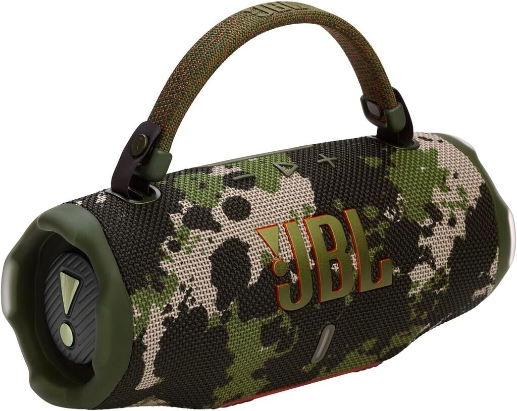 JBL Charge 6 Camouflage, Tragbarer Bluetooth-Lautsprecher, wasserdicht, staubgeschützt, inklusive Originalverpackung | Zustand: Sehr Gut