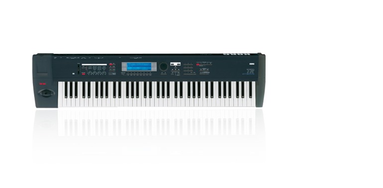 Korg TR61 Music Workstation, Professioneller Synthesizer mit 61 anschlagdynamischen Tasten, Aftertouch, Sequenzer und Tasche. | Zustand: Gut