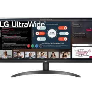 LG 29WP500-B 29 Zoll UltraWide Monitor, 2560x1080 IPS-Display, 75Hz, inkl. Netzteil, Display weist Kratzer auf | Zustand: Sehr Gut