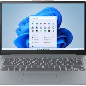 Lenovo IdeaPad Slim 3 Intel N100 Arctic Grey, 14 Zoll Full-HD Display, 4 GB RAM, 128 GB SSD, Intel UHD Graphics, Windows 11, sehr guter Zustand | Zustand: Sehr Gut