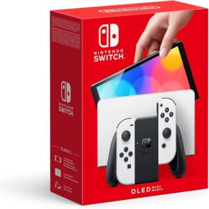 Nintendo Switch OLED Modell, Konsole ohne Joy-Con, inklusive 128 GB Speicherkarte | Zustand: Gut | Farbe: schwarz