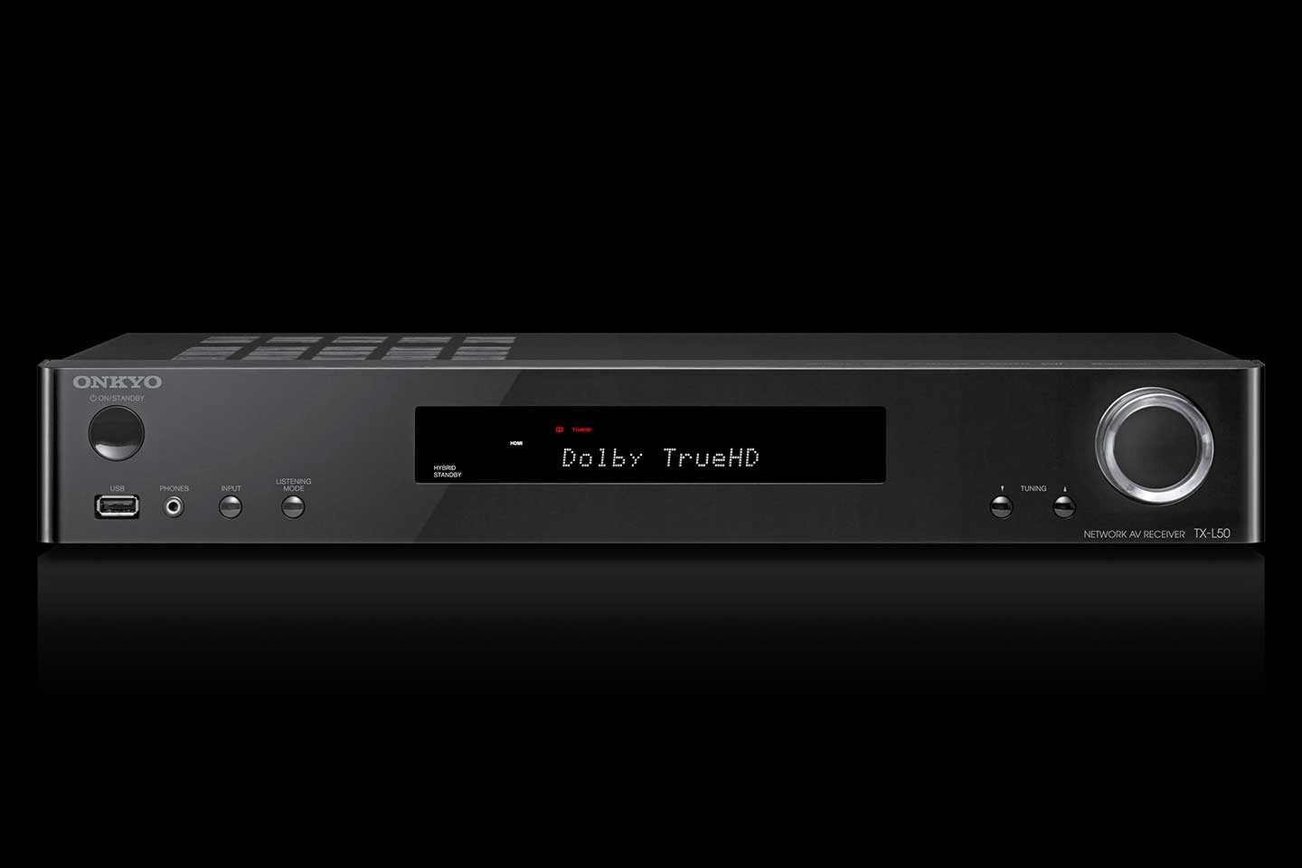 Onkyo TX-L50 Slim-Line AV-Receiver, 5.1-Kanal Netzwerk-Receiver, inklusive Originalverpackung (OVP) und Fernbedienung (Fernbedienung) | Zustand: Gut