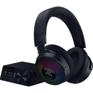 Razer Kraken V4 Pro Wireless Gaming Headset, Kabelloses Headset mit OLED Control Hub, Sensa HD Haptik, 4-fach Konnektivität, in OVP. | Zustand: Wie Neu
