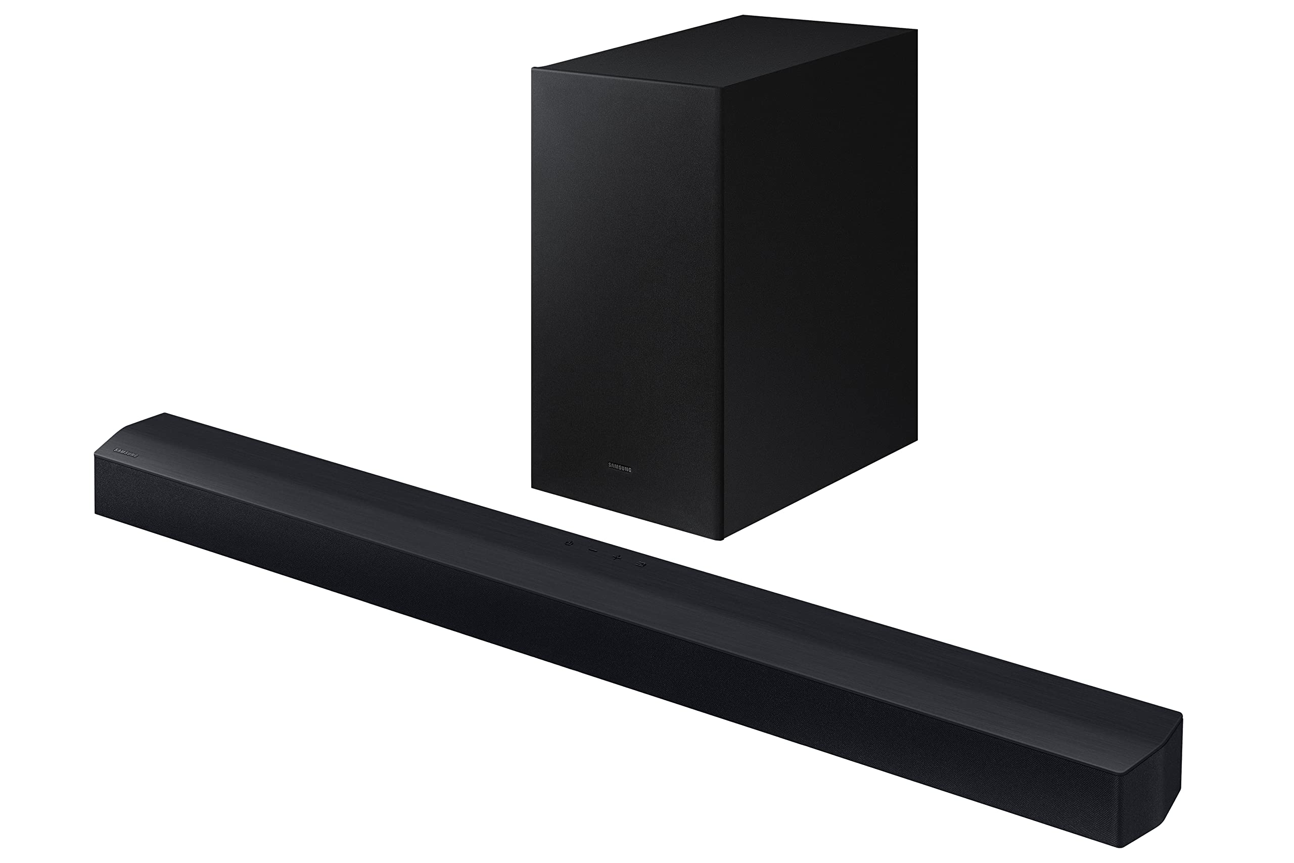 Samsung HW-C450 Soundbar mit Subwoofer, Inklusive Subwoofer, Fernbedienung und Kabel, voll funktionsfähiges 2.1-System.. | Zustand: Gut | Farbe: schwarz