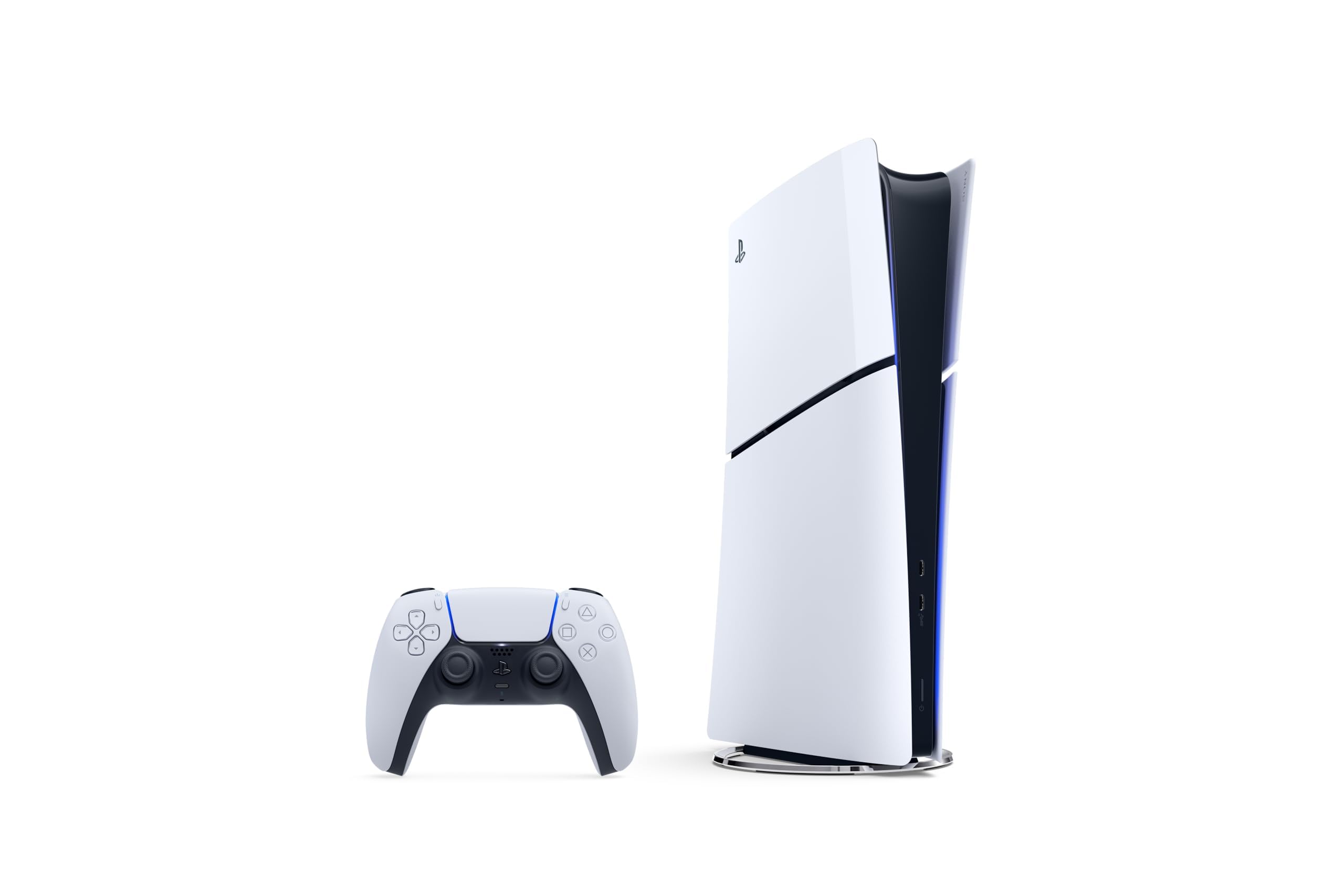 Sony PlayStation 5 Slim Digital Edition, Mit 1 Controller | HDMI Kabel | Strom Kabel | Ohne Verpackung | Zustand: Sehr Gut | Farbe: weiss
