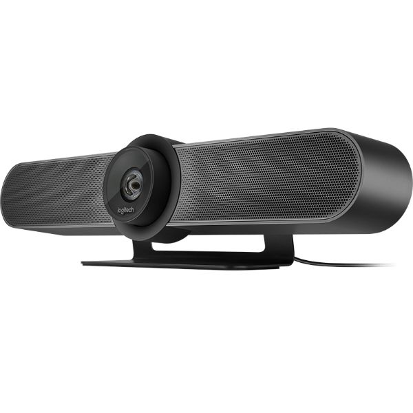 Logitech MeetUp Konferenzkamera, 4K UHD Auflösung, All-in-One Videokonferenzsystem für kleine Räume, inklusive OVP und Standfuß | Zustand: Neu