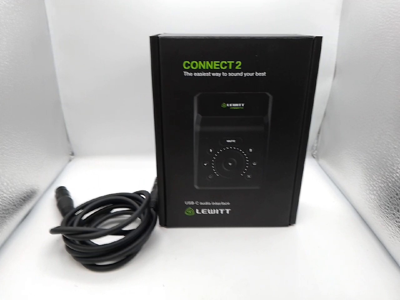 Lewitt Connect 2 Audio Interface Schwarz, USB-C Audio-Interface, inkl. OVP, intuitive Touch-Bedienung, DSP-Effekte, 24-Bit | 96 kHz | Zustand: Wie Neu – Bild 2