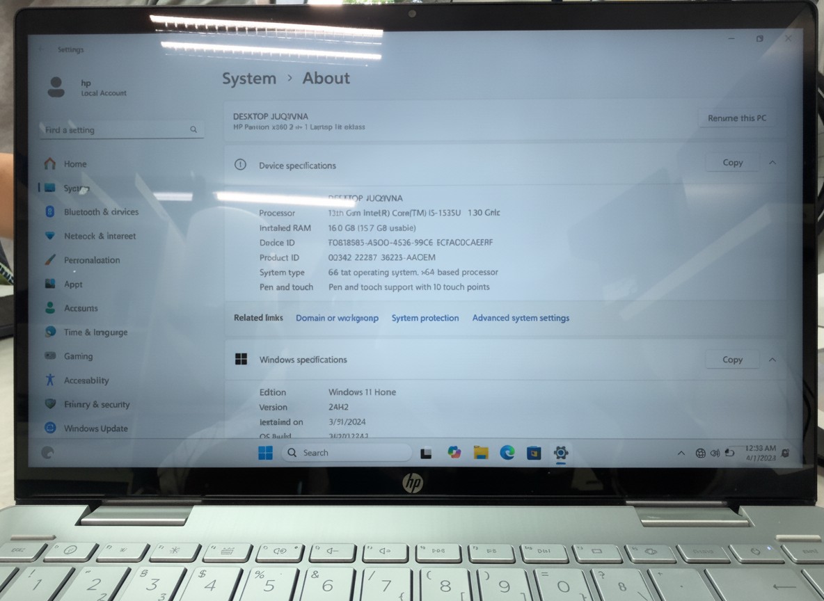 HP Pavilion x360 (2023) 14-ek1155ng Silber, 14 Zoll FHD Touch, Core i5-1335U, 16 GB RAM, 512 GB SSD, DE, OVP | Zustand: Sehr Gut