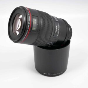 Canon EF 100mm f/2.8L Macro IS USM, Professionelles Makro-Objektiv
 inkl. Gegenlichtblende ET-73 | Zustand: Gut