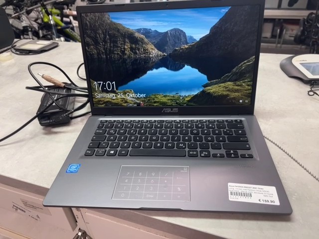 Asus F415MA-EB232T 2021 Grau, mit Ladegerät 14 Zoll, Intel Pentium Silver N5030, 8GB RAM, 256GB SSD, Windows 10 Home, sehr guter Zustand | Zustand: Sehr Gut