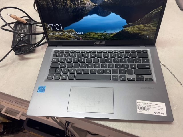 Asus F415MA-EB232T 2021 Grau, mit Ladegerät 14 Zoll, Intel Pentium Silver N5030, 8GB RAM, 256GB SSD, Windows 10 Home, sehr guter Zustand | Zustand: Sehr Gut – Bild 2